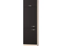 Optifit Küchen-Hochschrank für Kühlschr. Faro220 60x211,8x60cm Anthra.-Braun