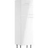 Optifit Küchen-Hochschrank für Kühl-Gefrier-Kombi Rurik986 60 cm Weiß