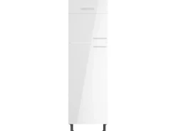 Optifit Küchen-Hochschrank für Kühl-Gefrier-Kombi Rurik986 60 cm Weiß