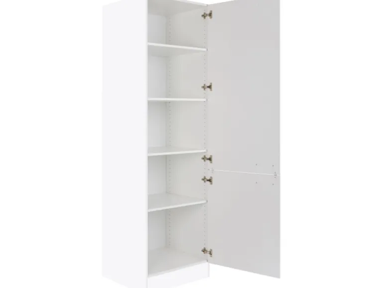 Optifit Küchen-Hochschrank Salo214 60 cm Wäschesortierung Weiß