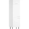 Optifit Küchen-Hochschrank für Kühlschrank Bengt932 60cm x 211,8cm x 58,4cm Weiß
