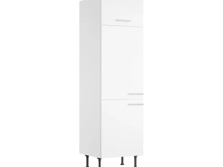 Optifit Küchen-Hochschrank für Kühlschrank Bengt932 60cm x 211,8cm x 58,4cm Weiß