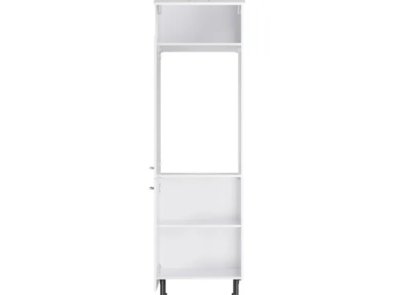 Optifit Küchen-Hochschrank für Kühlschrank Bengt932 60cm x 211,8cm x 58,4cm Weiß