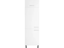 Optifit Küchen-Hochschrank für Kühlschrank Bengt932 60cm x 211,8cm x 58,4cm Weiß