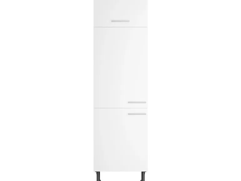 Optifit Küchen-Hochschrank für Kühlschrank Bengt932 60cm x 211,8cm x 58,4cm Weiß