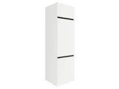 Optifit Küchen-Hochschrank 60 x 206,8 x 57,1 cm Luca932 Weiß Anthrazit