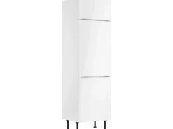Optifit Küchen-Hochschrank für Kühlschrank Arvid986 60cm x 211,8cm x 58,4cm Weiß