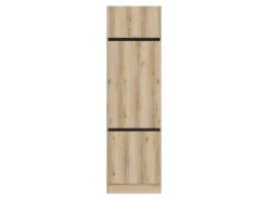 Optifit Küchen-Hochschrank f. Kühlschr. 60 x 206,8 x 57,1cm Kaya290 Wildeiche NB