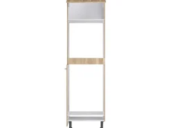 Optifit Küchen-Hochschrank für Backofen und Kühlschrank Erik290 60 cm Wildeiche