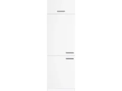 Optifit Küchen-Hochschrank für Kühlschrank Salo214 60cm x 206,8cm x 57,1cm Weiß