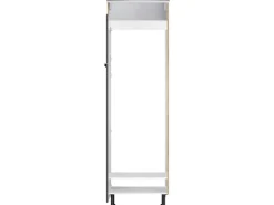 Optifit Küchen-Hochschrank f. Kühl-Gefrier-Kombi Linus984 60cm Anthra.-WildEiche