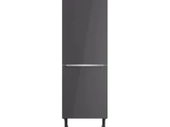 Optifit Küchen-Midischrank für Kühlschrank Linus984 60 cm Anthrazit-Wildeiche