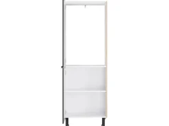 Optifit Küchen-Midischrank für Kühlschrank Linus984 60 cm Anthrazit-Wildeiche