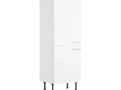 Optifit Küchen-Midischrank für Kühlschrank Bengt932 60cm x 176,6cm x 58,4cm Weiß