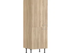 Optifit Küchen-Midischrank für Kühlschr. Erik290 60cmx176,6cmx58,4cm WildEiche