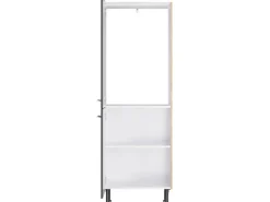 Optifit Küchen-Midischrank für Kühlschrank Jonte984 60 cm Anthrazit-Wildeiche