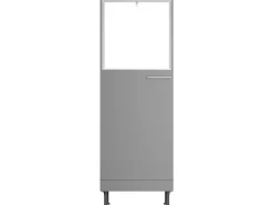 Optifit Küchen-Midi-Schrank für Backofen und Kühls. Mats825 60 cm Basaltgrau