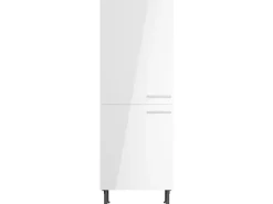 Optifit Küchen-Midischrank für Kühlschrank Rurik986 60cm x 176,6cm x 58,4cm Weiß
