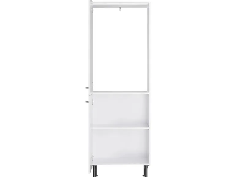 Optifit Küchen-Midischrank für Kühlschrank Rurik986 60cm x 176,6cm x 58,4cm Weiß