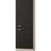 Optifit Küchen-Midischrank für Kühlschrank Faro220 60 cm Anthrazit-Braun
