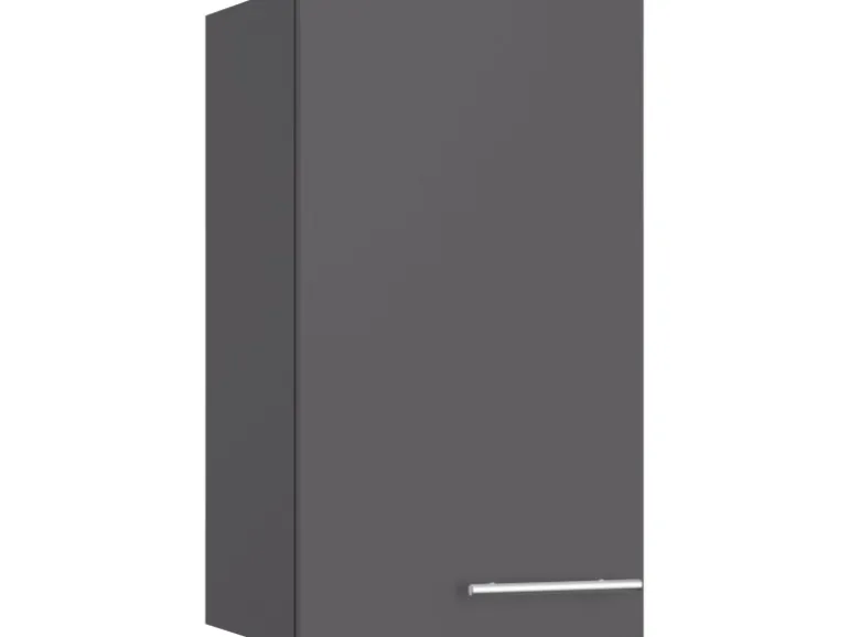 Optifit Küchen-Oberschrank Ingvar420 40 cm x 70,4 cm x 34,9 cm Anthrazit Matt