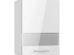 Optifit Küchen-Oberschrank mit Glassegment Rurik986 50 x 70,4 x 34,9 cm Weiß