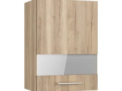 Optifit Küchen-Oberschrank mit Glassegment Erik290 50x70,4x34,9cm WildEiche
