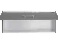 Optifit Küchen-Oberschrank Mats825 90 cm x 35,2 cm x 34,9 cm Basaltgrau