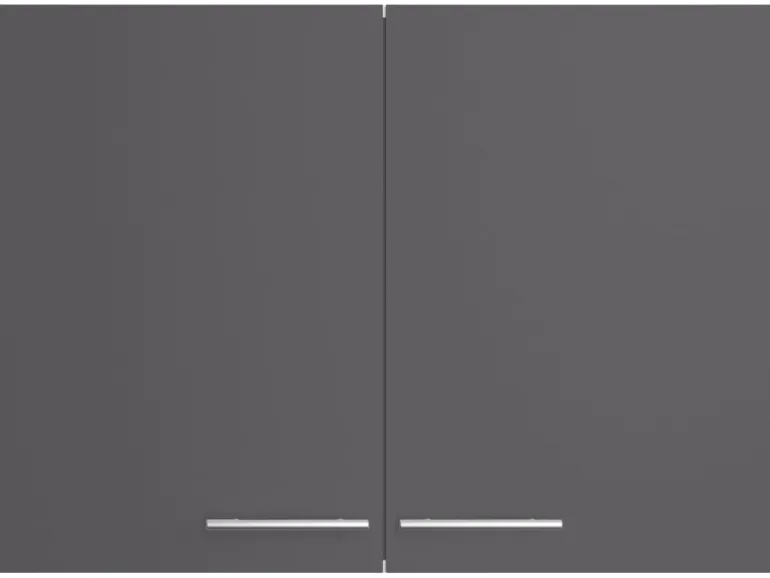 Optifit Küchen-Oberschrank Ingvar420 100 cm x 70,4 cm x 34,9 cm Anthrazit Matt