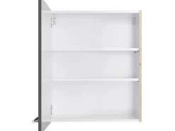 Optifit Küchen-Oberschrank Jonte984 60cm x 70,4cm x 34,9cm Anthrazit-Wildeiche