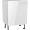 Optifit Küchen-Spülenunterschrank Rurik986 60 cm x 87 cm x 58,4 cm Weiß
