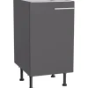 Optifit Küchen-Spülenunterschrank Ingvar420 45 x 87 x 58,4cm Anthrazit Matt