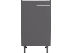 Optifit Küchen-Spülenunterschrank Ingvar420 45 x 87 x 58,4cm Anthrazit Matt