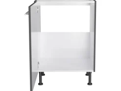 Optifit Küchen-Spülenunterschrank Ingvar420 60 x 87 x 58,4 cm Anthrazit Matt