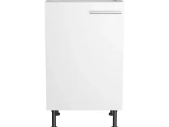 Optifit Küchen-Spülenunterschrank Bengt932 50 cm x 87 cm x 58,4 cm Weiß