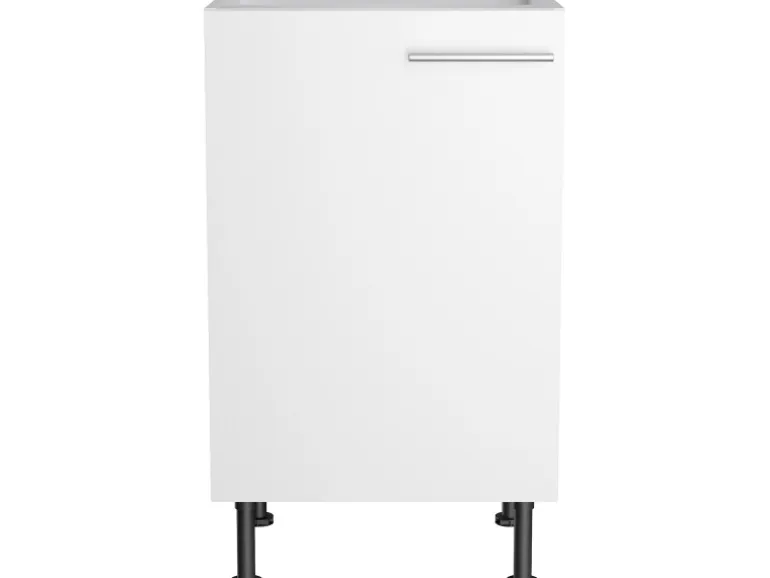 Optifit Küchen-Spülenunterschrank Bengt932 50 cm x 87 cm x 58,4 cm Weiß