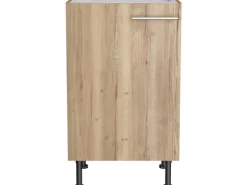Optifit Küchen-Spülenunterschrank Erik290 50 cm x 87 cm x 58,4 cm Wildeiche