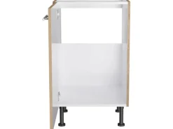 Optifit Küchen-Spülenunterschrank Erik290 50 cm x 87 cm x 58,4 cm Wildeiche