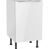 Optifit Küchen-Spülenunterschrank Arvid986 50 cm x 87 cm x 58,4 cm Weiß