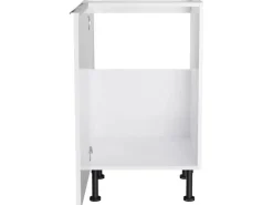 Optifit Küchen-Spülenunterschrank Arvid986 50 cm x 87 cm x 58,4 cm Weiß