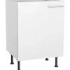 Optifit Küchen-Spülenunterschrank Bengt932 60 cm x 87 cm x 58,4 cm Weiß