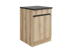 Optifit Küchen-Spülenunterschrank 60 x 88 x 60 cm Kaya290 Wildeiche Nachbildung