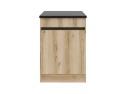 Optifit Küchen-Spülenunterschrank 60 x 88 x 60 cm Kaya290 Wildeiche Nachbildung