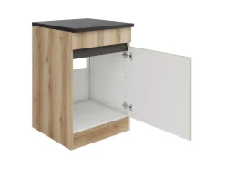 Optifit Küchen-Spülenunterschrank 60 x 88 x 60 cm Kaya290 Wildeiche Nachbildung