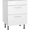 Optifit Küchen-Unterschrank für Kochfeld Bengt932 60 cm x 87 cm x 58,4 cm Weiß