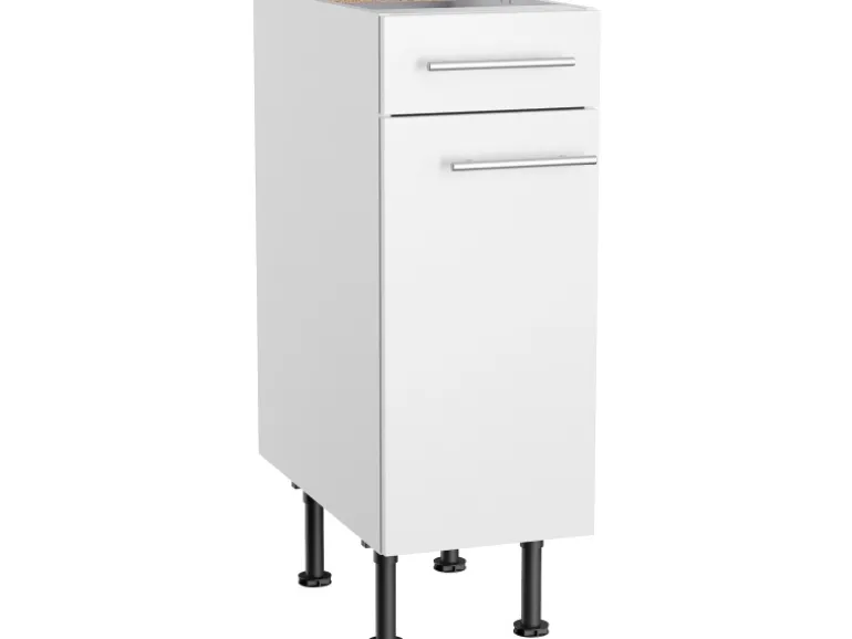 Optifit Küchen-Unterschrank Bengt932 30 cm x 87 cm x 58,4 cm Weiß