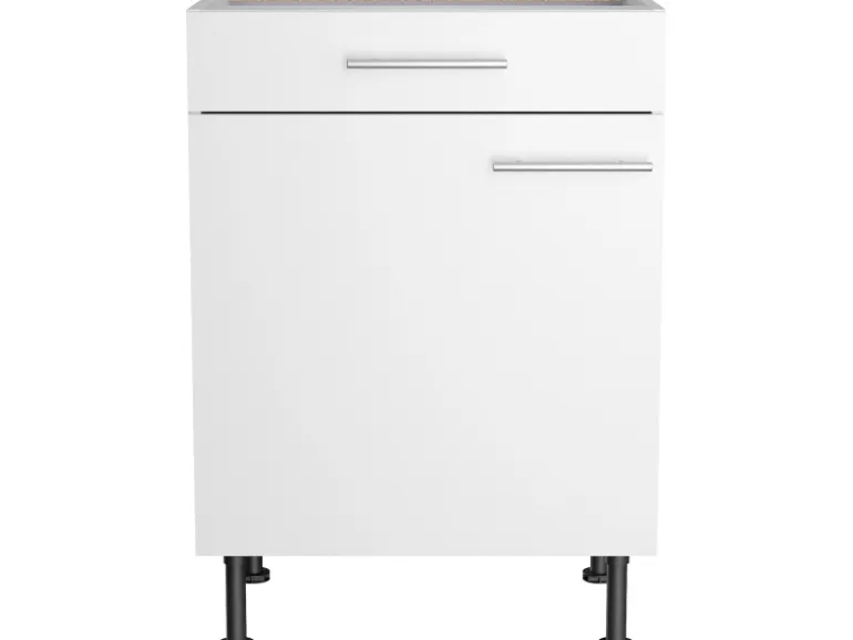 Optifit Küchen-Unterschrank Bengt932 60 cm x 87 cm x 58,4 cm Weiß