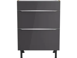 Optifit Küchen-Unterschrank für Kochfeld Linus984 60 cm Anthrazit-Wildeiche