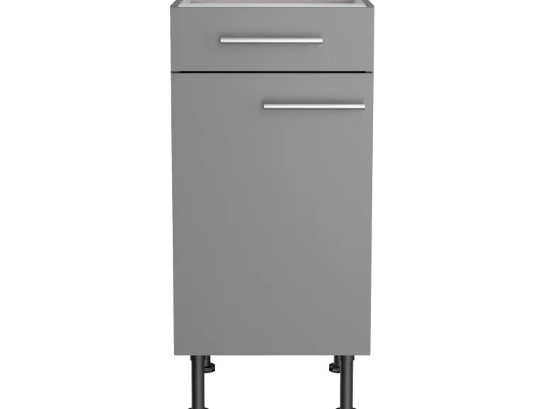 Optifit Küchen-Unterschrank Mats825 40 cm x 87 cm x 60 cm Basaltgrau