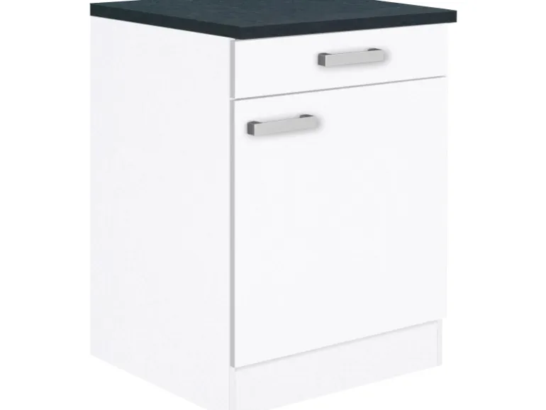 Optifit Küchen-Unterschrank Salo214 60 cm Weiß